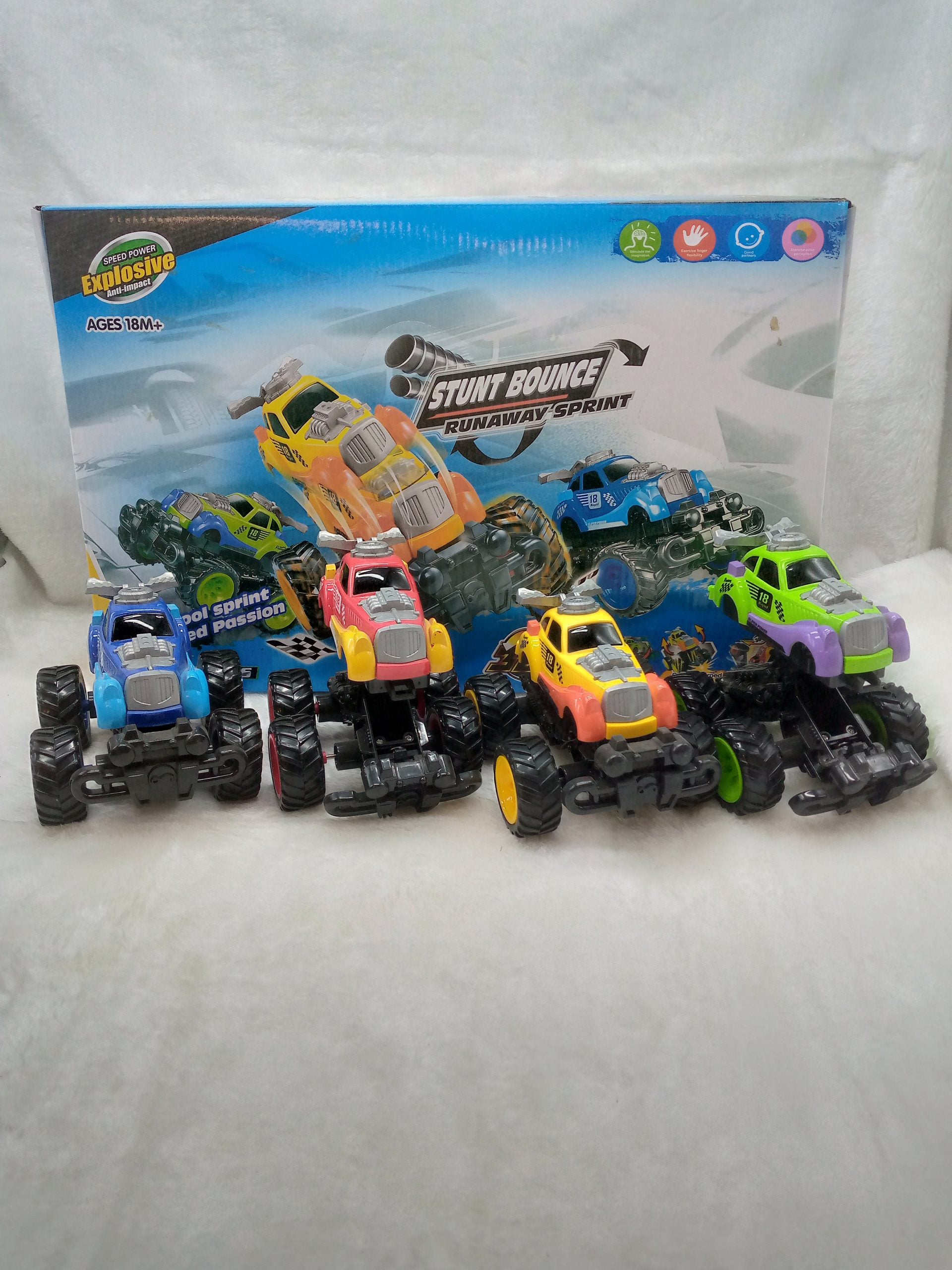 Stunt Bounce Runaway Sprint Car (Random Color)