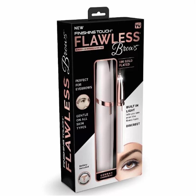 Flawless Electric Eyebrow Trimmer Makeup Mini Eye Brow & Facial Hair Removal Portable Shaver (Rechargeable)