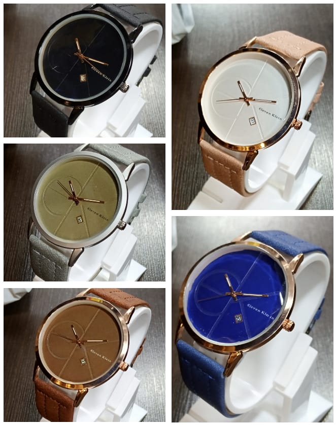 Watch New Design 2023 Date & Time working (random Colour)
