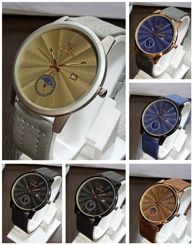 Watch New Design 2023 Date & Time working (random Colour)