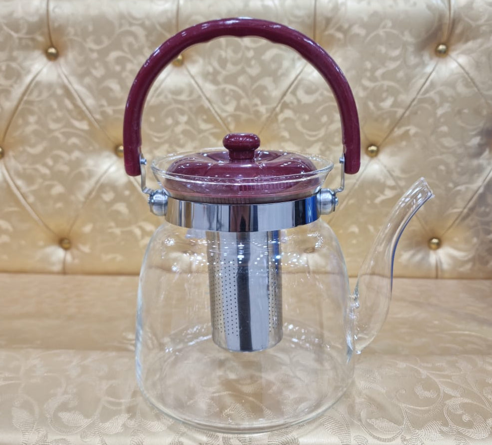 Glass Teapot high-quality borosilicate glass 1.5 Ltr