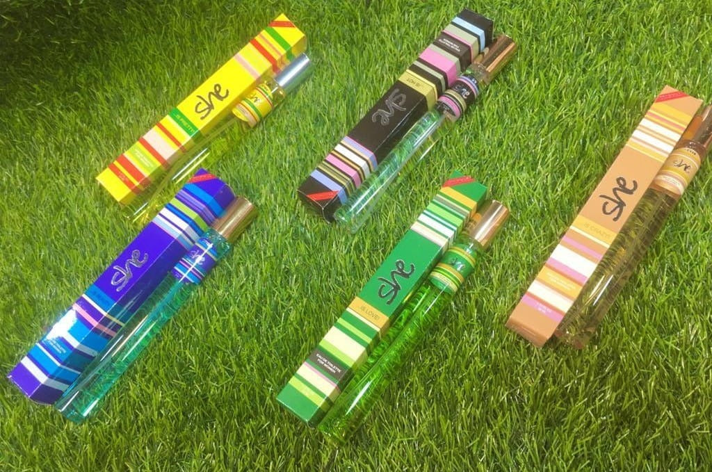 Unisex she pen perfume pack of 5 Gift For VALENTINE - Best Gift for Proposal - Anniversary long lasting Best For Daily & Party Use - Wedding Gift Dressing Decoration